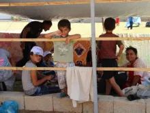 Refugiados no Iraque.