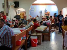 Refugiados no Iraque.