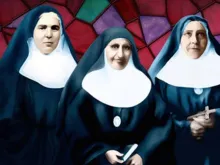 Religiosas mártires Fidela Oller, Josefa Monrabal e Facunda Margenat. Imagem: Página oficial www.beatificacionmartiresirsjg.org