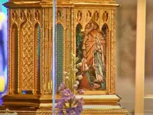 Captura de vídeo oficial da visita das relíquias de Santa Bernadette