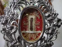 Relíquia da beata Isabel Cristina na cerimônia de beatificação