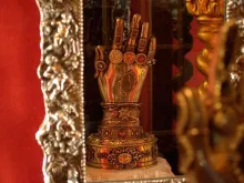 Relíquia da mão incorrupta de Santa Teresa de Ávila.