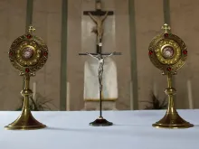 Relíquias de Carlo Acutis. Créditos: Mazur