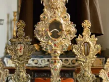 Relíquias do Santo Padre Pio de Pietrelcina. Crédito: Saint Pio Foundation
