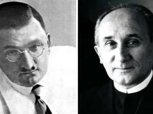 Fritz Michael Gerlich (esquerda) e Romano Guardini (direita