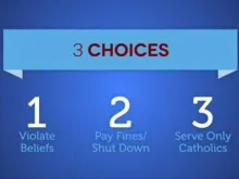3 opções: 1 violar suas convicções religiosas