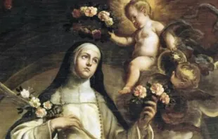 Pintura de Santa Rosa de Lima por Claudio Coello.