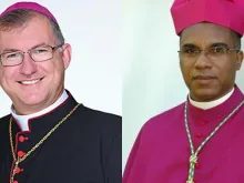 Dom Edmar Peron, Bispo de Paranaguá (PR), e Dom Pedro Cunha Cruz, Bispo de Campanha (MG)