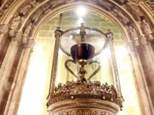 Santo cálice que é guardado na Catedral de Valência. Crédito: Archivalencia.
