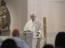 Papa durante a Missa.