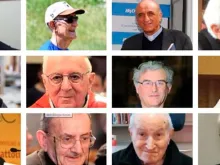Alguns dos sacerdotes falecidos na Itália por coronavírus. Crédito: Avvenire