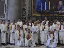 Sacerdotes do Colégio Venezuelano de Roma.