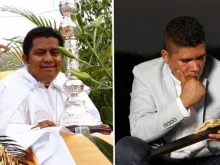 Os sacerdotes Iván Añorve Jaimes e Germain Muñiz García. Fotos: Facebook da Diocese de Chilpancingo-Chilapa