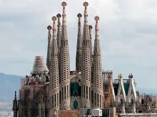 A Sagrada Família de Barcelona.