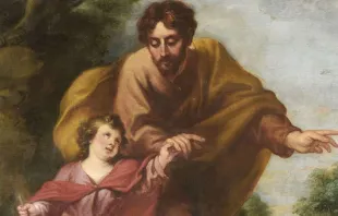 Pintura de São José e o Menino Jesus de Bartolomé Esteban Murillo. Créditos: Domínio Público