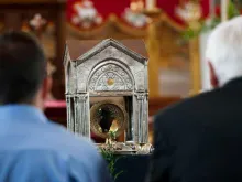 Veneração do coração de São João Vianney em San Antonio, Wythshawe, Inglaterra (2012