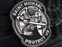 Emblema "São Miguel protegei-nos"