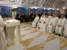 Papa Francisco na Missa.