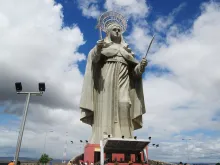Monumento a Santa Rita de Cássia no Rio Grande do Norte.