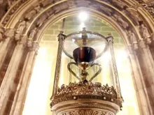 Santo cálice custodiado na arquidiocese de Valência, na Espanha. Crédito: Archivalencia.