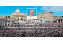Captura de tela do Twitter do Papa Francisco