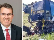 Jason Marshall, o seminarista que morreu em 23 de junho de 2019 em um acidente de ônibus