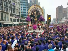 Procissão do Senhor dos Milagres em Lima, Peru
