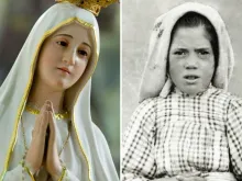 Nossa Senhora de Fátima e Lúcia