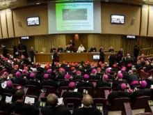 Sessão inaugural do Sínodo dos Bispos, em 6 de outubro de 2014.