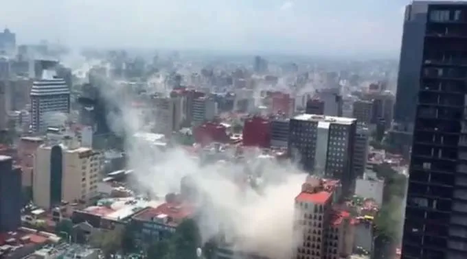 SismoMexico_Twitter_Excelsior_190917.jpg ?? 