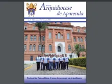 Capa da Revista da Arquidiocese de Aparecida, único informativo oficial da arquidiocese