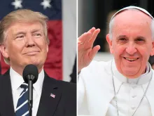 Donald Trump e Papa Francisco 