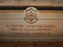 Sepulcro do beato Manuel González na Catedral de Palencia, Espanha.