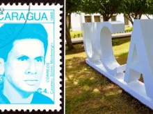 Selo impresso na Nicarágua mostra o rosto de Casimiro Sotelo Montenegro - Letras da Universidade da América Central