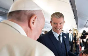 Papa Francisco e Matteo Bruni