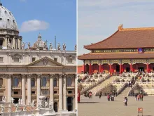 O Vaticano e a Cidade Proibida de Pequim.