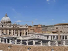 Praça de São Pedro no Vaticano.
