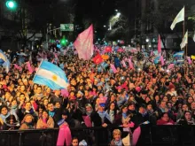 Vigília pela Vida em frente ao Congresso da Nação Argentina