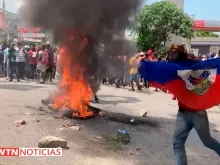 Manifestação no Haiti