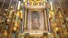 Imagem original de Nossa Senhora de Guadalupe em seu santuário na Cidade do México.