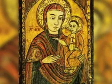 Ícone original da Virgem de Máriapócs.