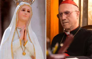 Nossa Senhora de Fátima e o Cardeal Tarcisio Bertone 