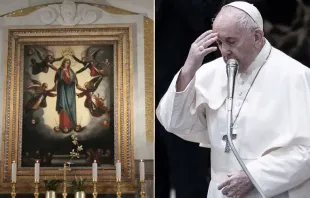 Virgem de Ta' Pinu. Papa Francisco