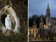 Gruta e santuário de Nossa Senhora de Lourdes na França