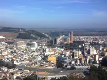 Vista da cidade de Aparecida (SP).
