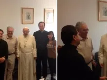 Papa Francisco com os membros da Pontifícia Comissão para a América Latina