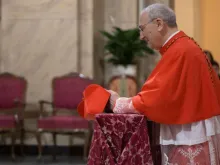 Cardeal Zenari em Roma. Foto Daniel Ibáñez