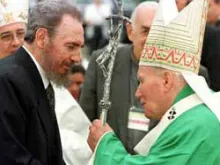  João Paulo II e Fidel Castro em Cuba
