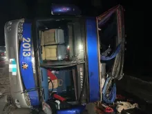 Acidente com ônibus que levava romeiros a Aparecida
