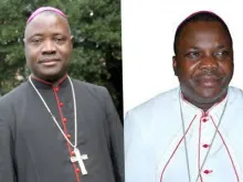 Arcebispo Ignatius Kaigama (esq) and dom Emmanuel Adetoyese Badejo (dir.) Credito: Foto de Cortesia
